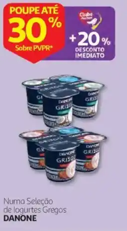 Auchan Numa Seleção de Iogurtes Gregos Danone promoção