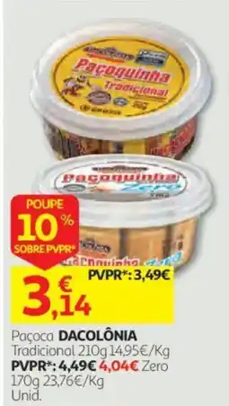 Auchan Paçoca dacolônia promoção
