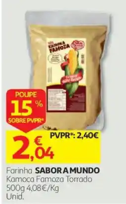 Auchan Farinha sabor a mundo kamoca famoza torrado promoção