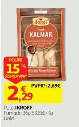 Auchan Snack kalmar ikroff promoção