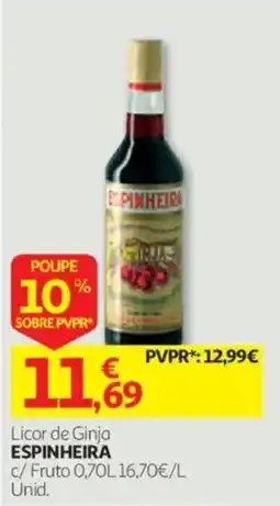 Auchan Licor de Ginjinha Espinheira promoção