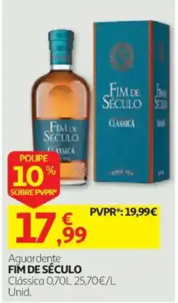 Auchan Aguardente fim de século clássica promoção
