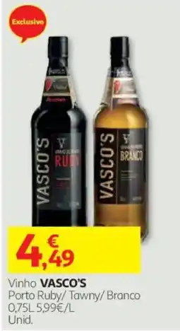 Auchan Vinho Vasco's promoção