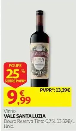 Auchan Vinho Vale Santa Luzia promoção