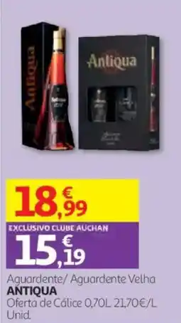 Auchan Aguardente/ Aguardente Velha Antiqua promoção