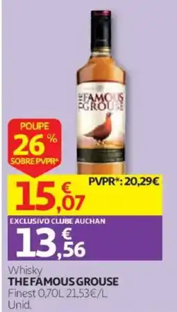 Auchan whisky the famous grouse promoção