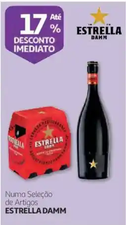 Auchan Numa seleção de artigos estrella damm promoção