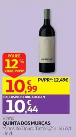 Auchan Vinho Quinta dos Murças promoção
