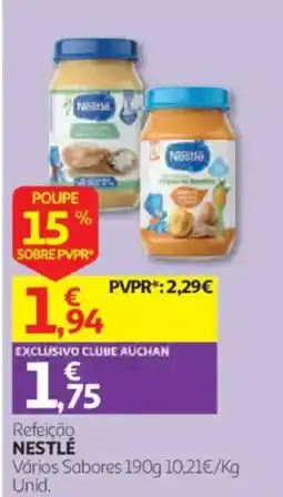 Auchan Refeição Nestlé promoção