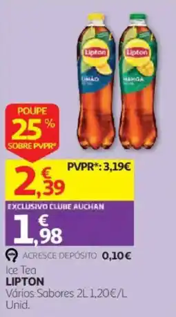 Auchan Ice Tea Lipton promoção