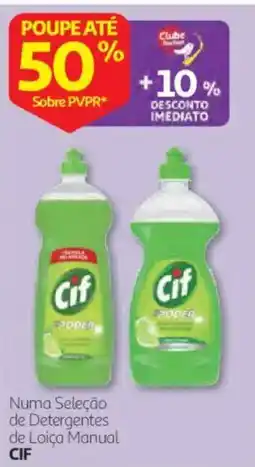 Auchan Detergente de Loiça Manual Cif promoção