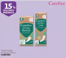 Auchan Nesta seleção de pensos diários carefree promoção