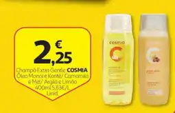 Auchan Champô Extra Gentle cosmia promoção