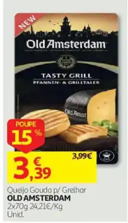 Auchan Queijo Gouda p/ Grelhar Old Amsterdam promoção