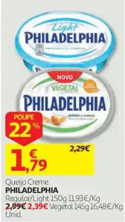 Auchan Queijo Creme Philadelphia promoção