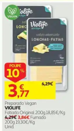Auchan Preparado Vegan Violife promoção