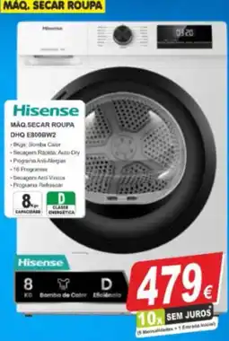 BragaJAV Máq. secar roupa hisense dhq e800bw2 promoção