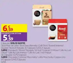 Auchan Cápsulas dolce gusto promoção