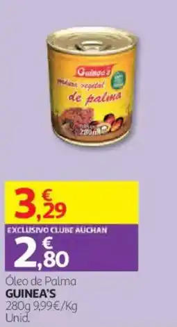Auchan Óleo de Palma Guinea's promoção