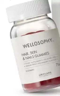 Oriflame Gomas cabelo,pele e unhas wellosopy promoção
