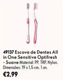 Oriflame Escova de dentes all in one sensitive optifresh promoção