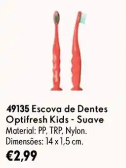 Oriflame escova de dentes optifresh kids - suave promoção