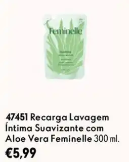 Oriflame Recarga lavagem íntima suavizante com aloe vera feminelle promoção
