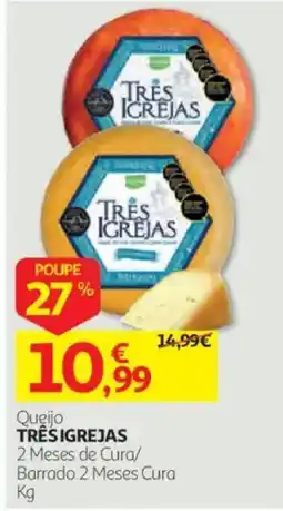 Auchan Queijo TRÊS IGREJAS promoção
