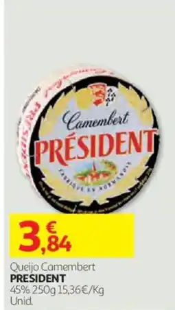 Auchan Queijo Camembert President promoção