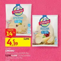 Auchan Queijo limiano promoção
