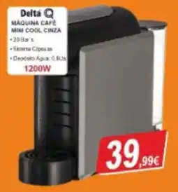 BragaJAV Delta Q máquina café mini cool cinza promoção