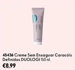 Oriflame Creme sem enxaguar caracóis definidos duologi promoção