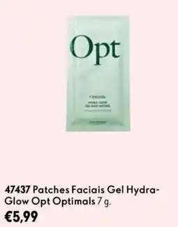 Oriflame Patches faciais gel hydra-glow opt optimals promoção
