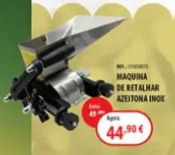Maquina de retalhar azeitona inox