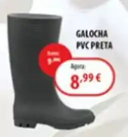CAMPOCHEIO galocha pvc preta promoção