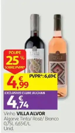 Auchan Vinho Villa Alvor promoção