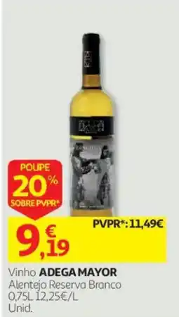 Auchan Vinho ADEGA MAYOR promoção