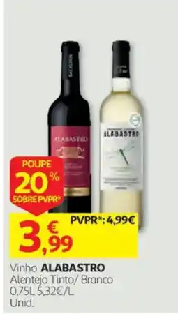 Auchan Vinho alabastro promoção