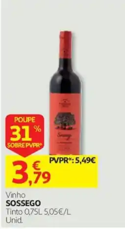 Auchan Vinho Sossego promoção