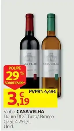 Auchan Vinho casa velha promoção