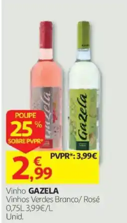 Auchan Vinho gazela promoção
