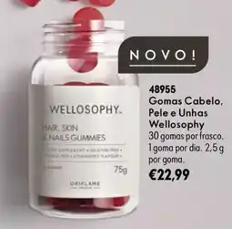 Oriflame Wellosofhy gomas cabelo, pele e unhas promoção