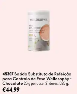 Oriflame Batido substituto de refeição para controlo de peso wellosophy - chocolate promoção