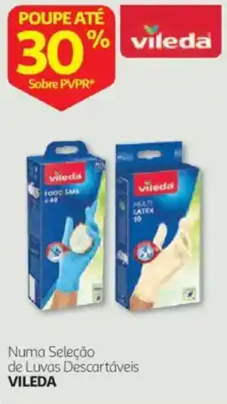 Auchan Luvas Descartáveis VILEDA promoção