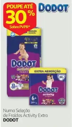Auchan Fraldas Activity Extra Dodot promoção