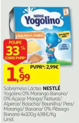Auchan Sobremesa Láctea Nestlé Yogolino promoção