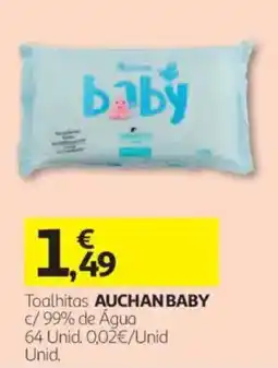 Auchan Toalhitas auchan baby promoção
