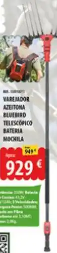 CAMPOCHEIO Varejador azeitona bluebird telescópico bateria mochila promoção