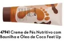 Oriflame Creme de pés nutritivo com baunilha e óleo de coco feet up promoção