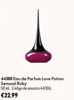 Oriflame Eau de Parfum Love Potion Sensual Ruby promoção